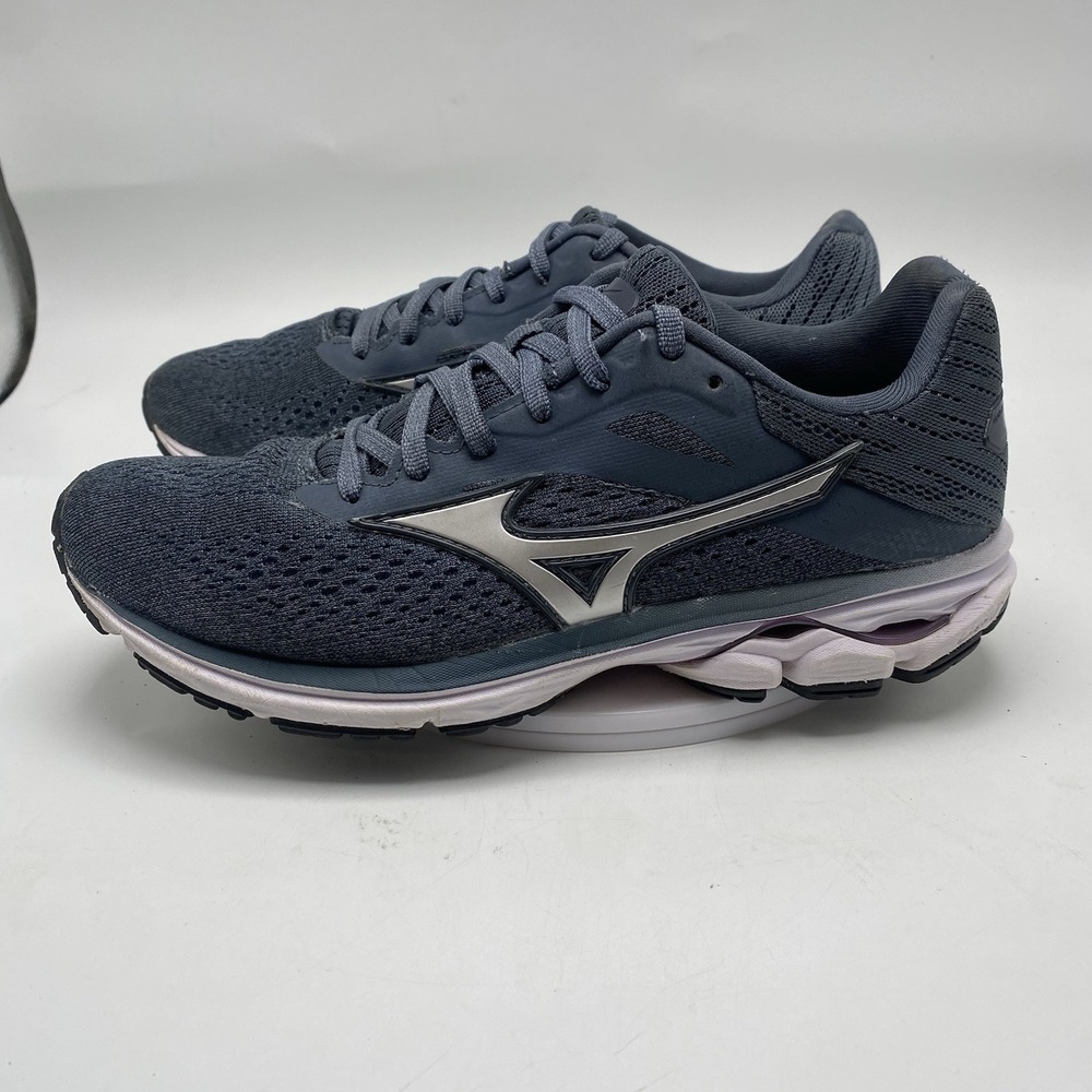 Mizuno Shoes Women Size 7 Wave Rider 23 Gray Athletic Running Trainers 3993 - Picture 5 of 16